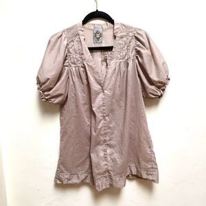 MK2K BUTTON FRONT SHIRT MEDIUM